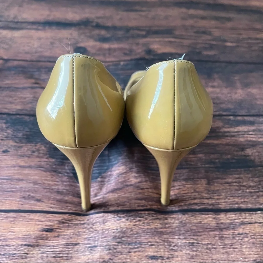 Prada Vernice Cork Sabbia Heels - Picture 10 of 10